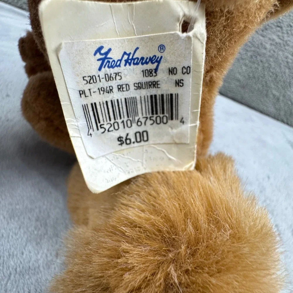 Wildlife Artists Small of the Wild‎ Red Squirrel Plush 1993 Brown New with Tags